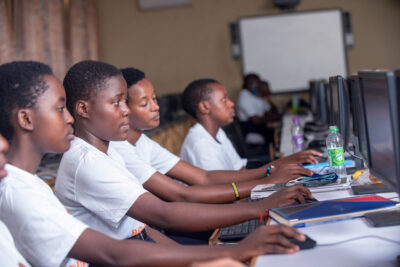 Ugandan schoolgirls learn digital Skills for Their Future