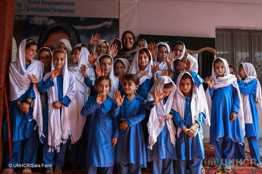 Afghan Refugee Girls Can Stay In School Past The Age Of 14 Thanks To Teacher Aqeela Asifi S Prize Money Theirworld