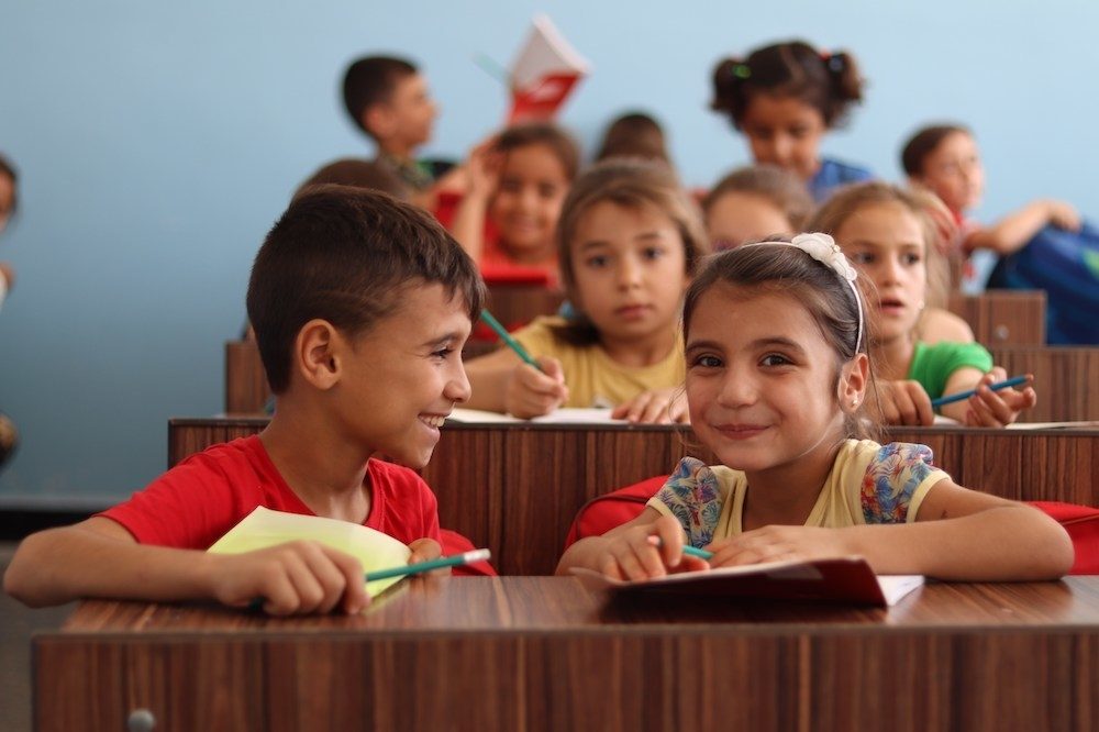 In Pictures Children Who Are So Happy To Be At School And Learning Theirworld